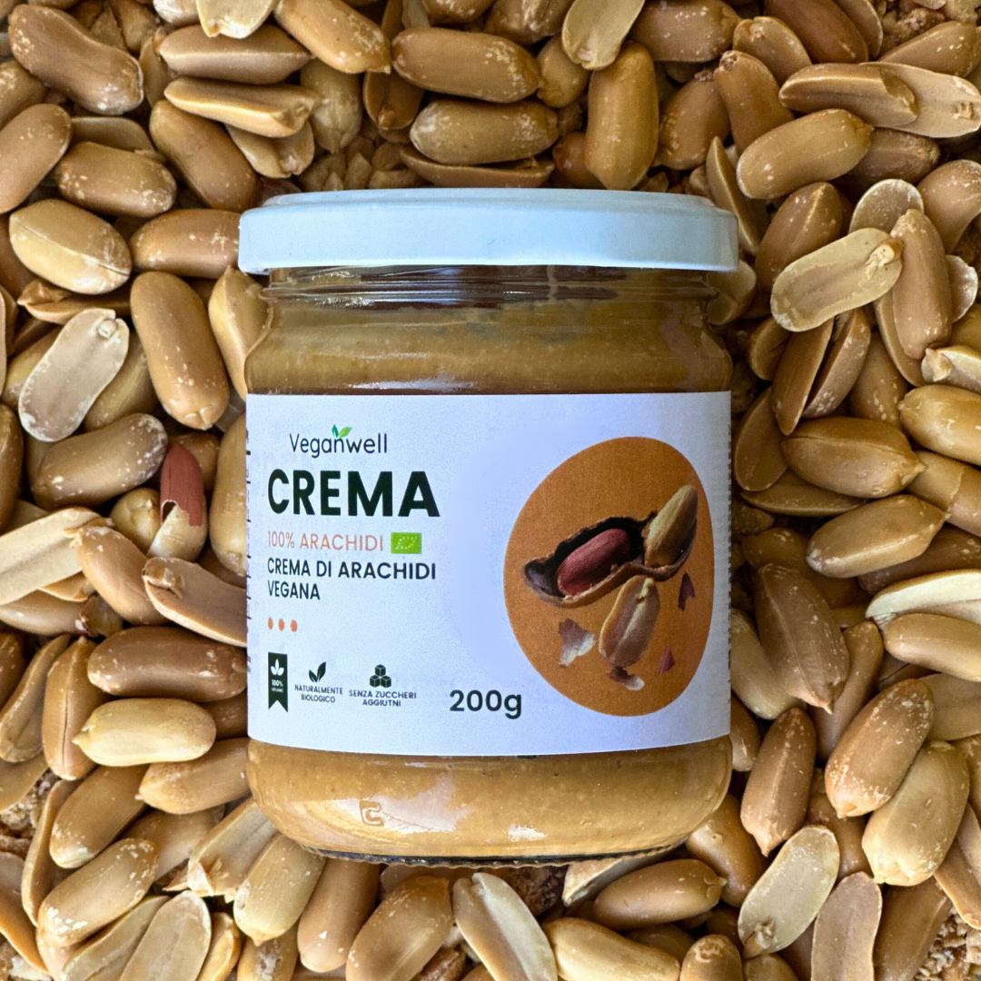 100% Crema di arachidi da coltivazioni biologiche