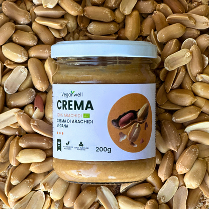 100% Crema di arachidi da coltivazioni biologiche