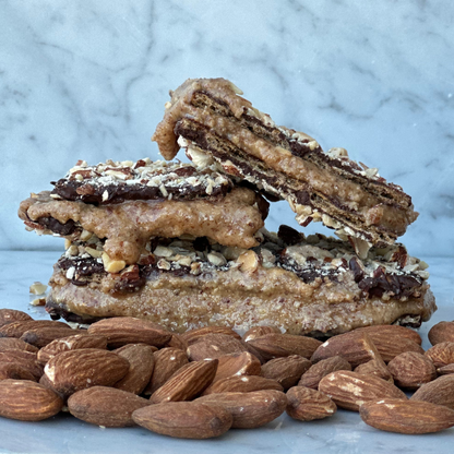 Vegan Crunchy slice - 4 barrette ripiene