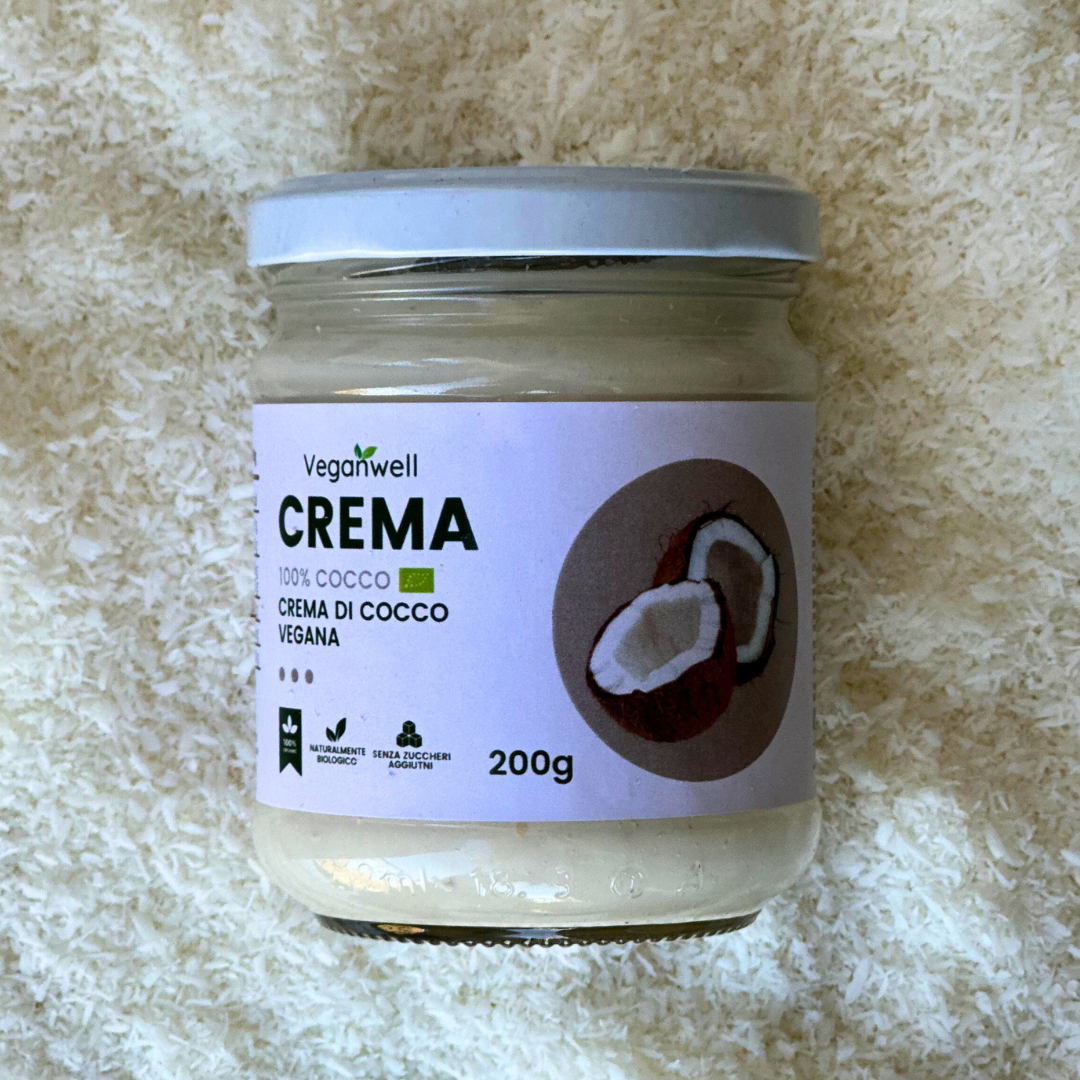 100% Crema di Cocco da coltivazioni biologiche