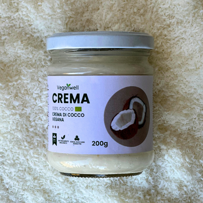 100% Crema di Cocco da coltivazioni biologiche