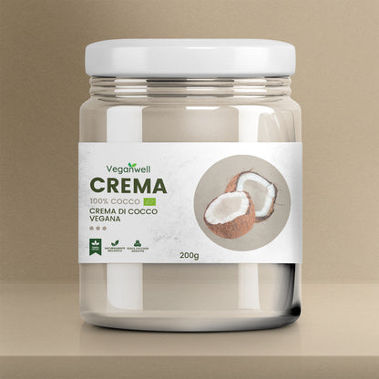 100% Crema di Cocco da coltivazioni biologiche